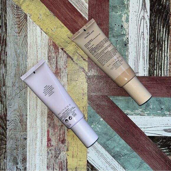 Laura Mercier Blurring Canvas Primer & Tinted Moisturizer SPF 30 1.7 oz NWOT - Picture 2 of 10